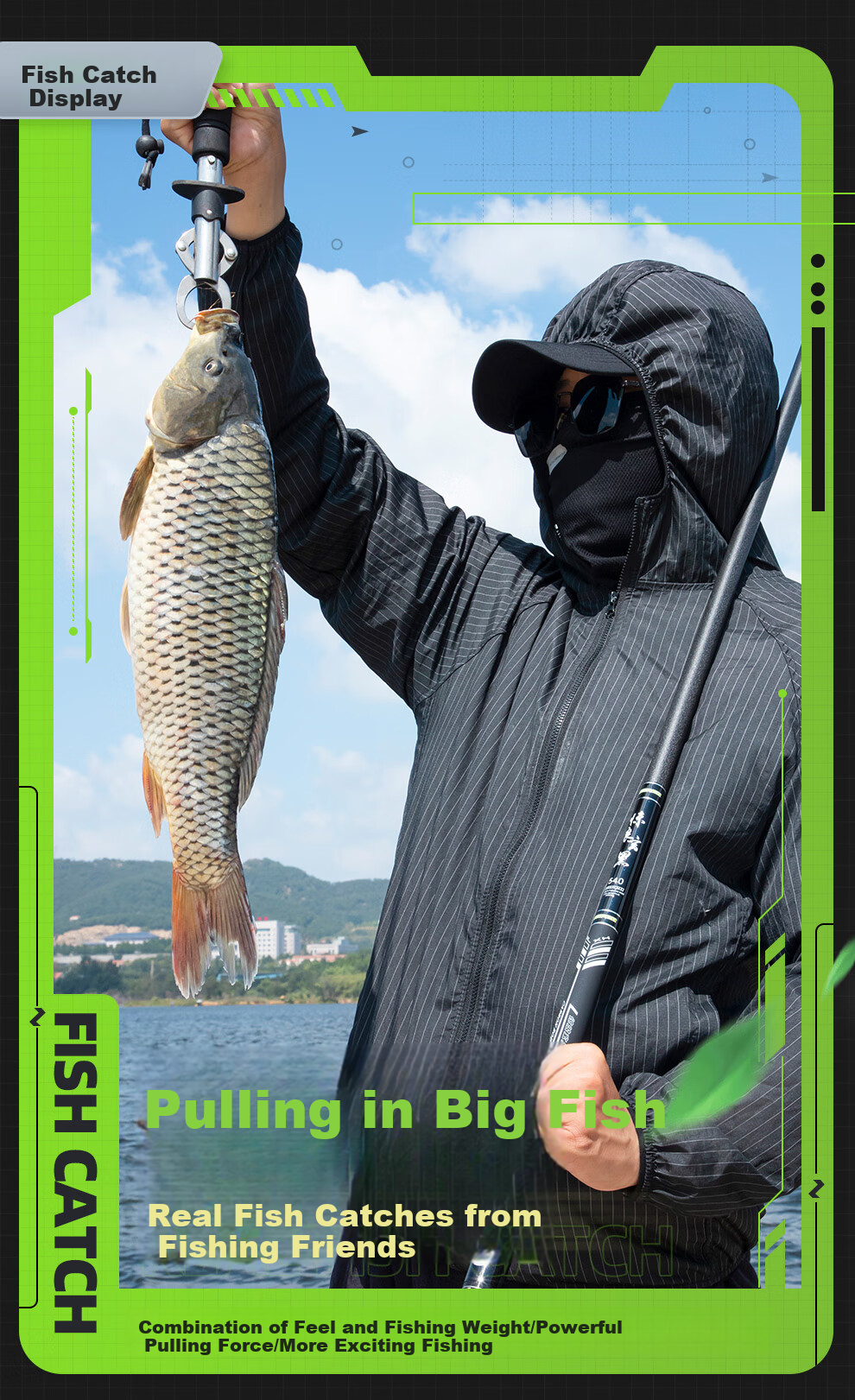 Jinglang 8.1m Xuanhei Second Generation, 28 Sections, Ultra-Light, Ultra-Hard, 5H Wild Fishing, All-Purpose Rod, Platform Fishing Rod, Fishing Pole, Fish Rod, Fishing Tackle 14