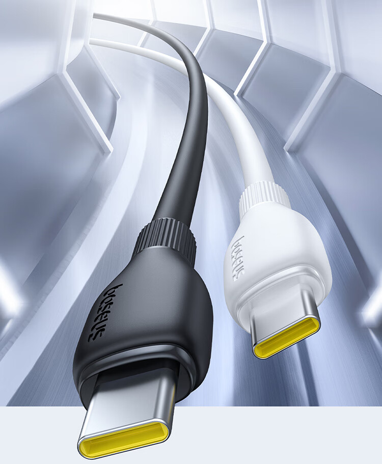 Baseus Dual-Head Type-C Charging Cable PD 100W Super Fast Charge Data Cable for Huawei Honor Xiaomi Apple iPhone 17/16/15 iPad Laptop Car Use 2m Blue 2