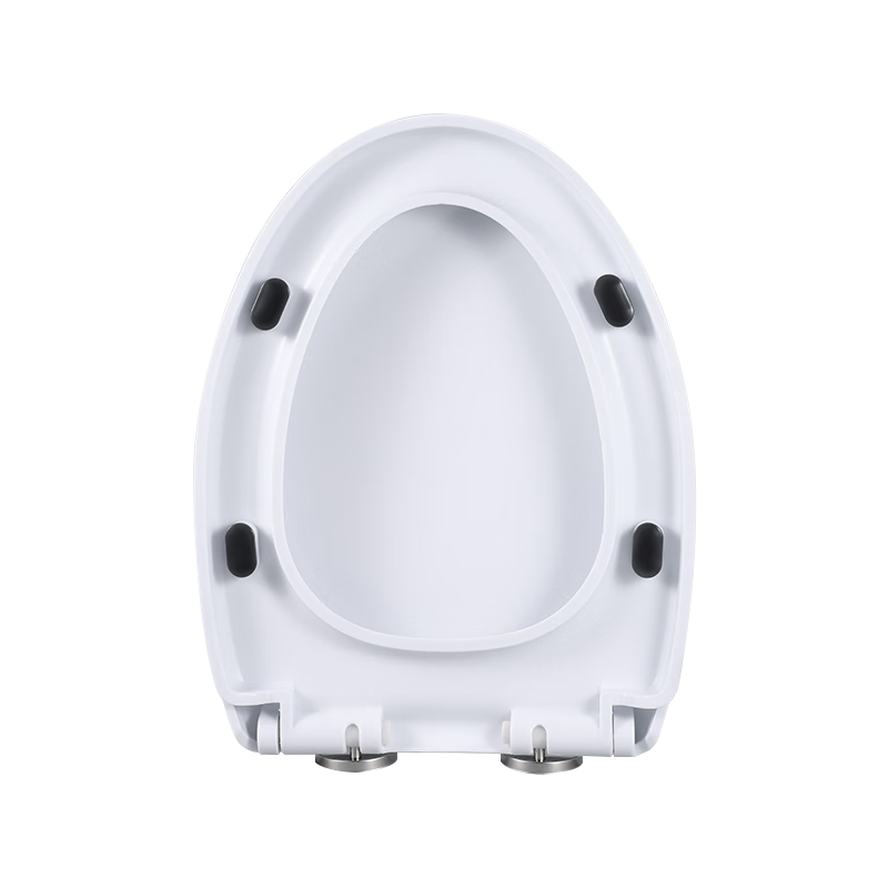 JROR [Germany] Universal V-Shaped Thickened Toilet Seat Cover Slow-Closing Pressure-Resistant Toilet Ring