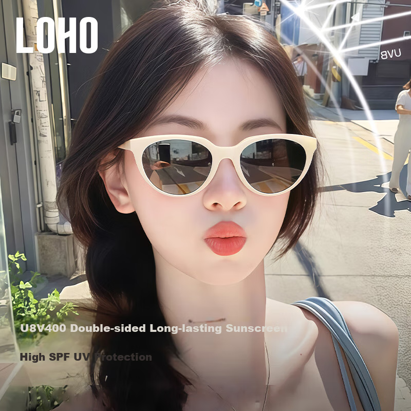 LOHO 2026 New Retro Cat-Eye Sunglasses for Women, UV Protection Sunglasses for Men, High-End Eyewear, Sun Protection Goggles