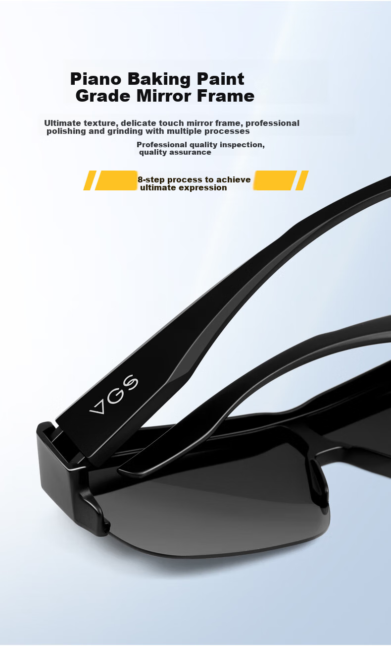 VEGOOS Day And Night Polarized Myopia Sunglasses Clip-On Anti-Glare Night Vision Glasses for Driving And Cycling 8