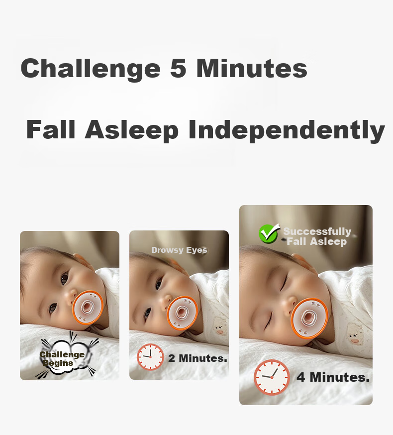 Beisinai Pacifier for Infants 0-3 Months And Above, Newborn Anti-Colic Silicone Soothing Device with Storage Box 1