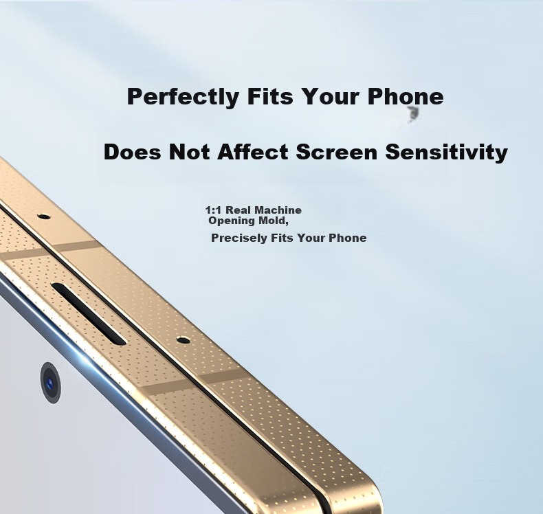 BLUEO [Cai Si T*AR Enhanced Transparency] Screen Protector for Samsung Galaxy Z Fold6, Z Fold6 Tempered Glass Film, HD Clear Anti-Drop Anti-Fingerprint Phone Protective Film 8