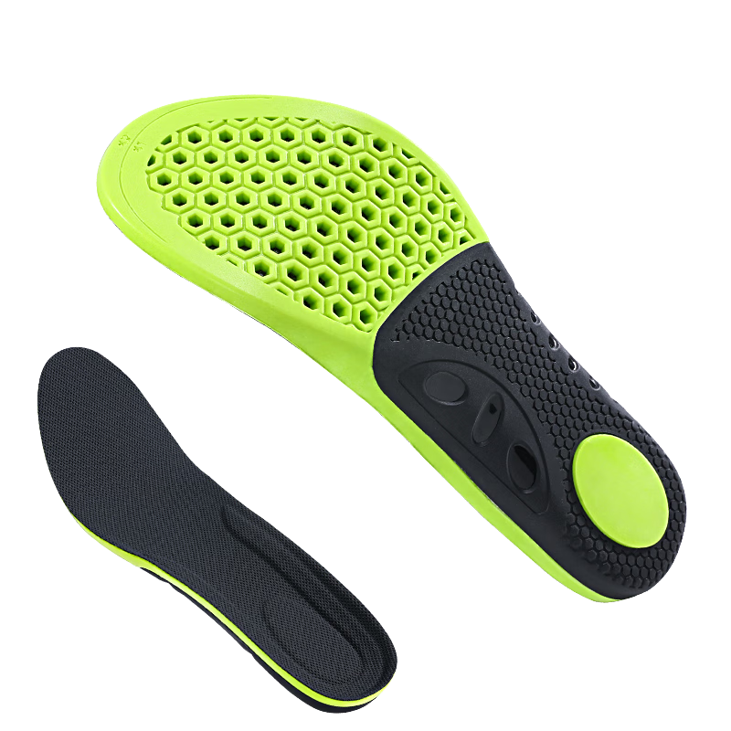 3AnGnI Professional Sports Insoles for Men, Arch Support, Shock Absorption, Soft And Elastic, Comfortable for Long-Standing, Mugwort Antibacterial And Odor-Resistant