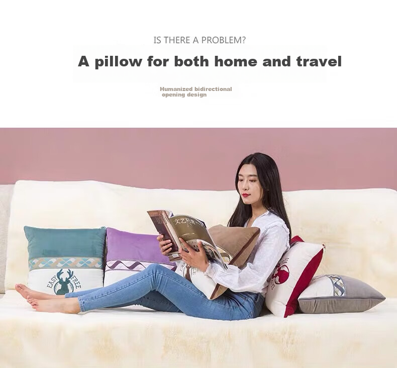 BIMLL B Car Seat Cushion Pillow, Waist Support Cushion, Multifunctional Foldable Dual-Use High-Quality Two-In Car Seat And Office Nap Pillow for All Seasons 10