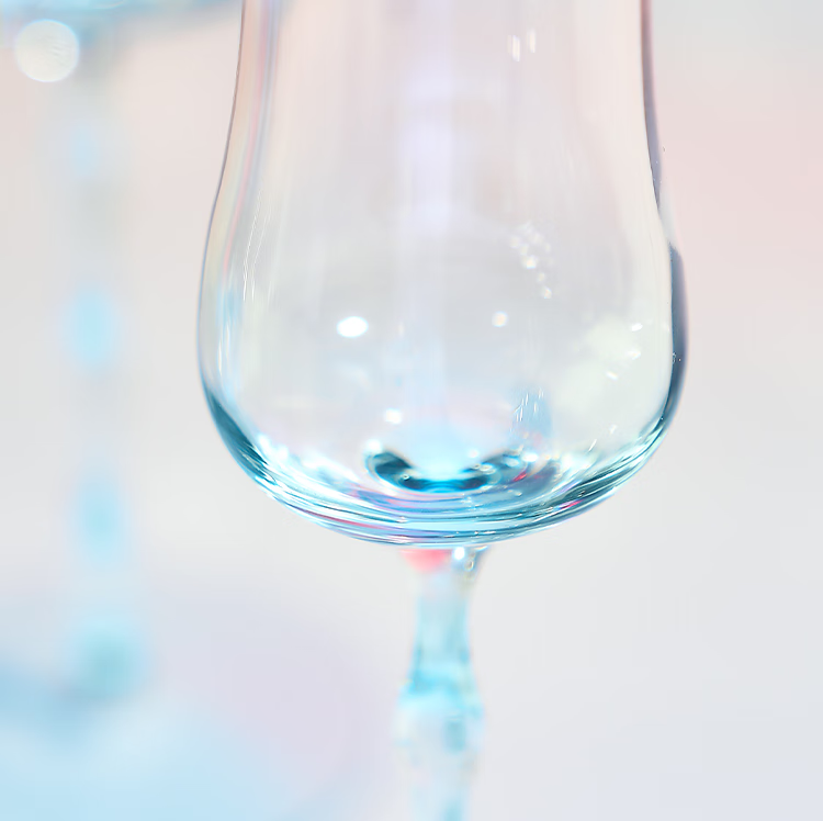 MU16 Champagne Flute Crystal Wine Glass Toasting Glass Wedding Gift Housewarming New Year Gift Stylish Gift Box 10