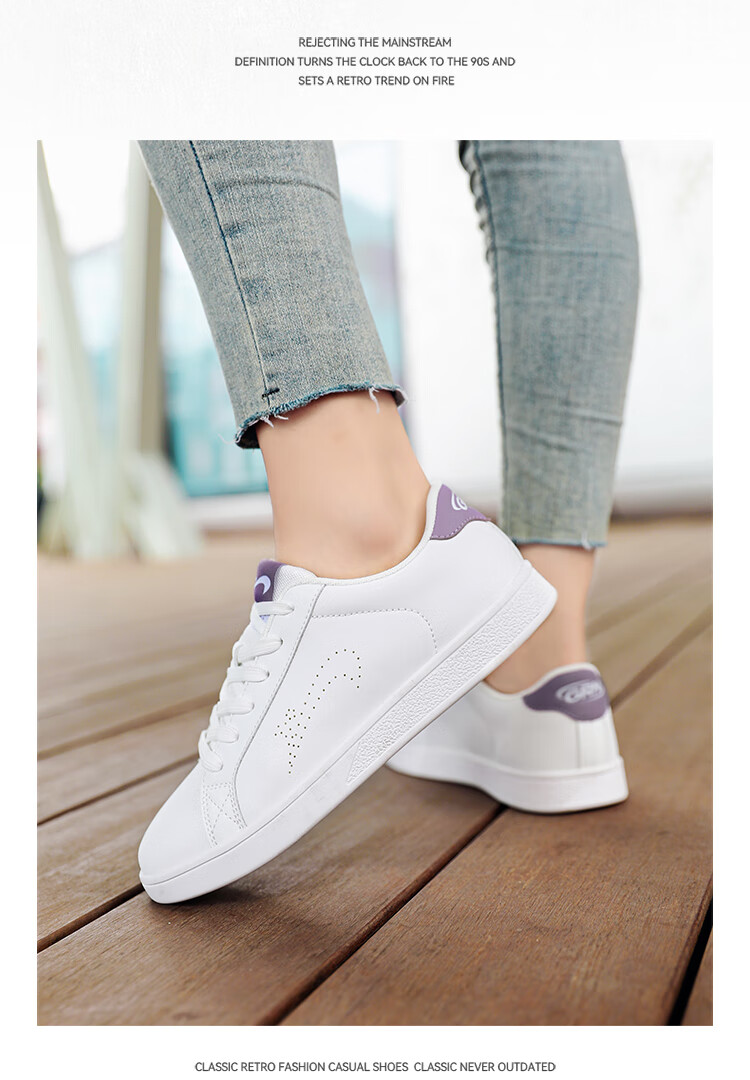 Guirenniao Canvas Shoes, Couple's Casual Shoes, Summer Women's Shoes, Versatile Sports Sneakers, White Men's Shoes, White/red, Women's Size 38 7