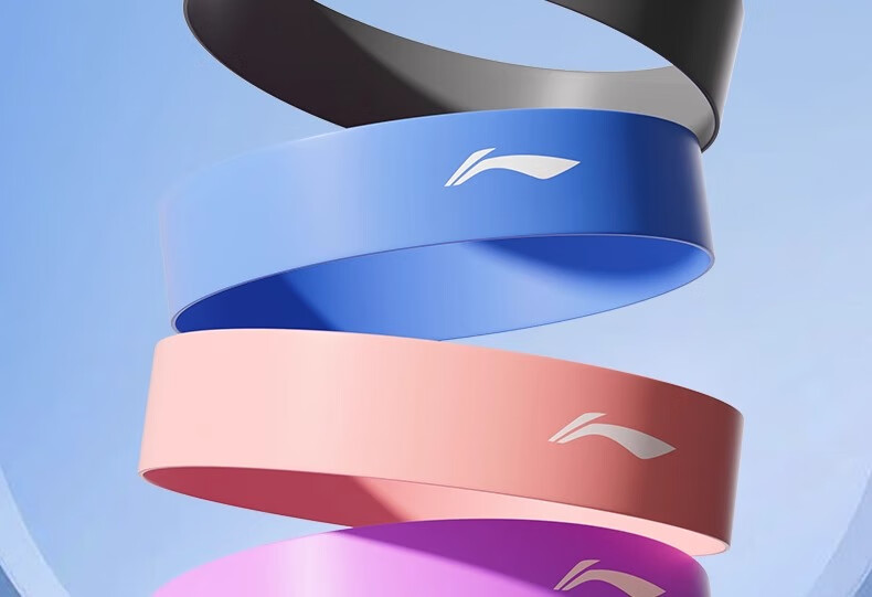 Li-Ning Elastic Resistance Band for Leg Exercises, Fitness, Ankle And Hip Strengthening, Track And Field Strength Training, Rehabilitation, Gray, 10 Pounds 21