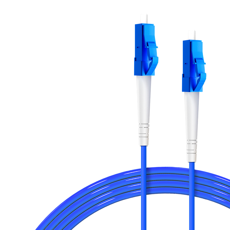 BYNET Telecom Grade Armored Fiber Optic Patch Cord LC-LC Single Mode Simplex Tensile Compression Resistant Rodent-Proof Low Smoke Halogen-Free Eco-Friendly Network Fiber Optic Cable 1 Meter