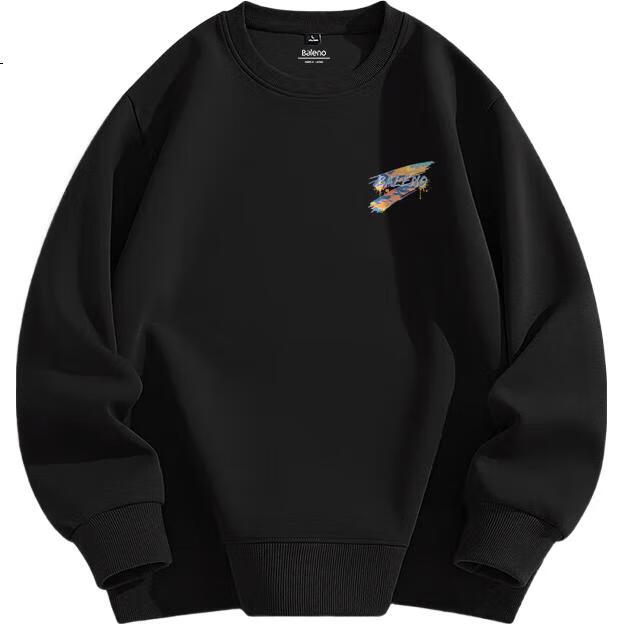 Baleno Sweatshirt for Men, Autumn Fashion Brand, Loose Fit, Large Size, Casual Round Neck Top, Versatile Sports Jacket for Male Students