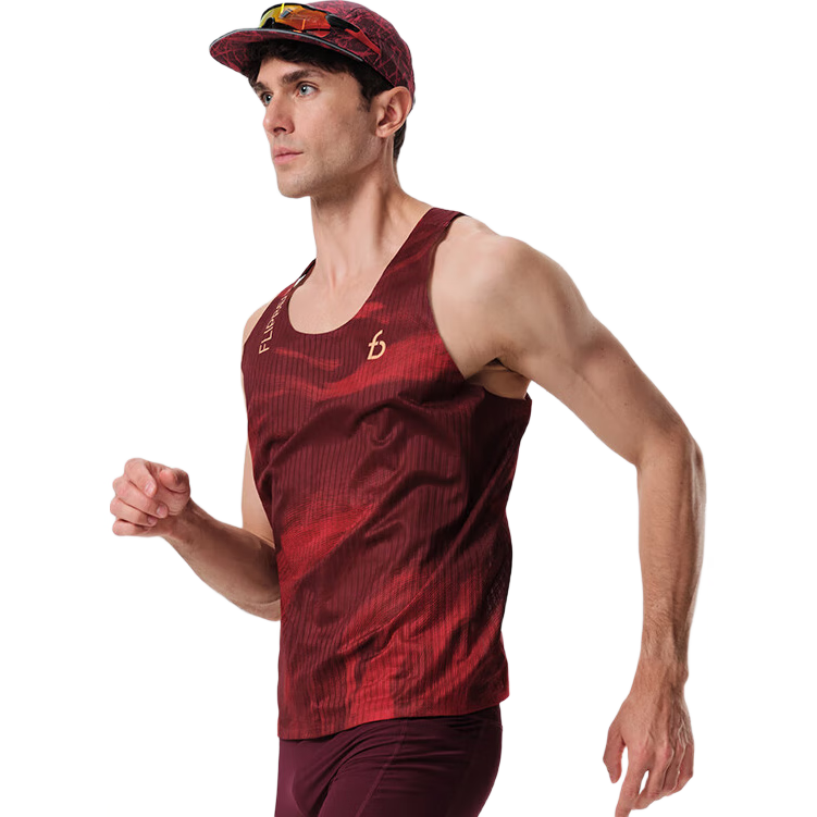 Flipbelt [Chromosome Vest 2.0] Men's Sports Quick-Dry Shirt Breathable Lightweight Marathon Running Element Blue M