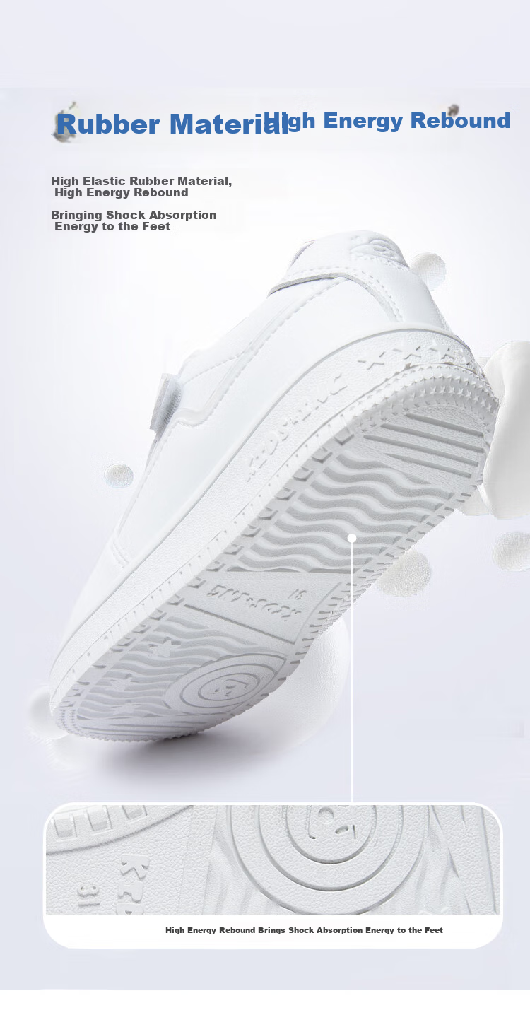Kids.ing Cadixing Children's Sneakers, Boys' Spring And Autumn Casual Sports Shoes, Campus White Shoes for Girls, Big Kids Running Shoes, White, Size 26 3