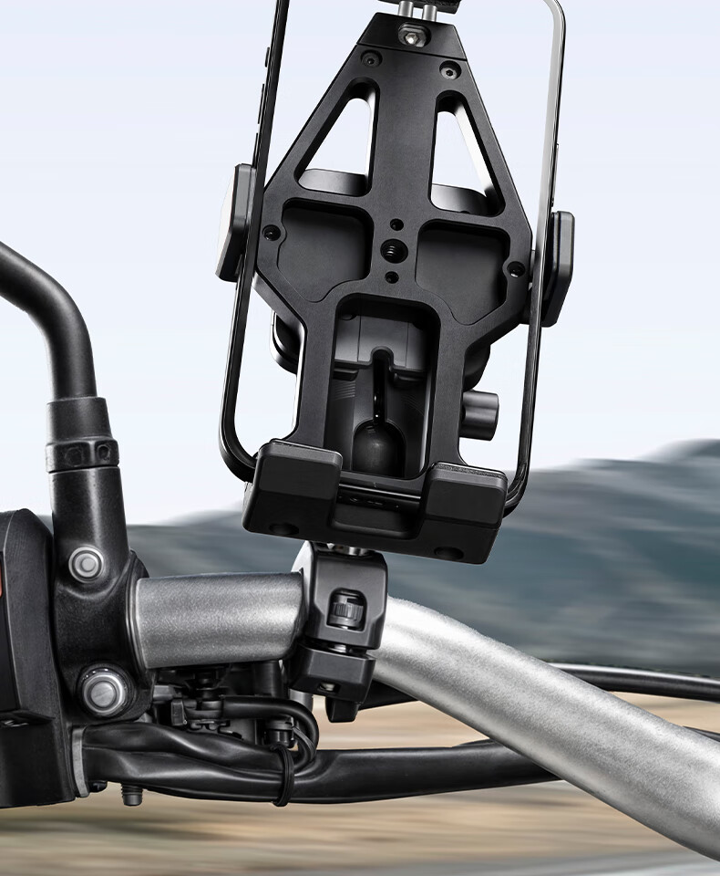 FANAUE Motorcycle Electric Bike Phone Holder Shockproof Anti-Shake Bicycle Riding Navigation Mount CPC-05T6F (CC-05) 2