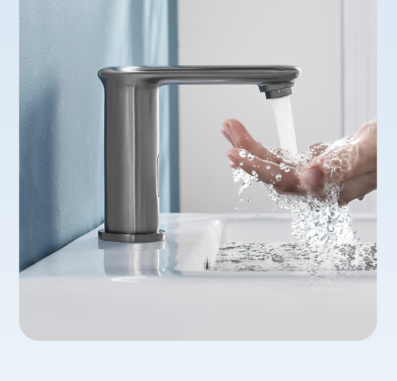 Interhasa! C2095 Hot And Cold Automatic Sensor Faucet, Brass Bathroom Tap, Smart Sink And Washbasin Sensor 15