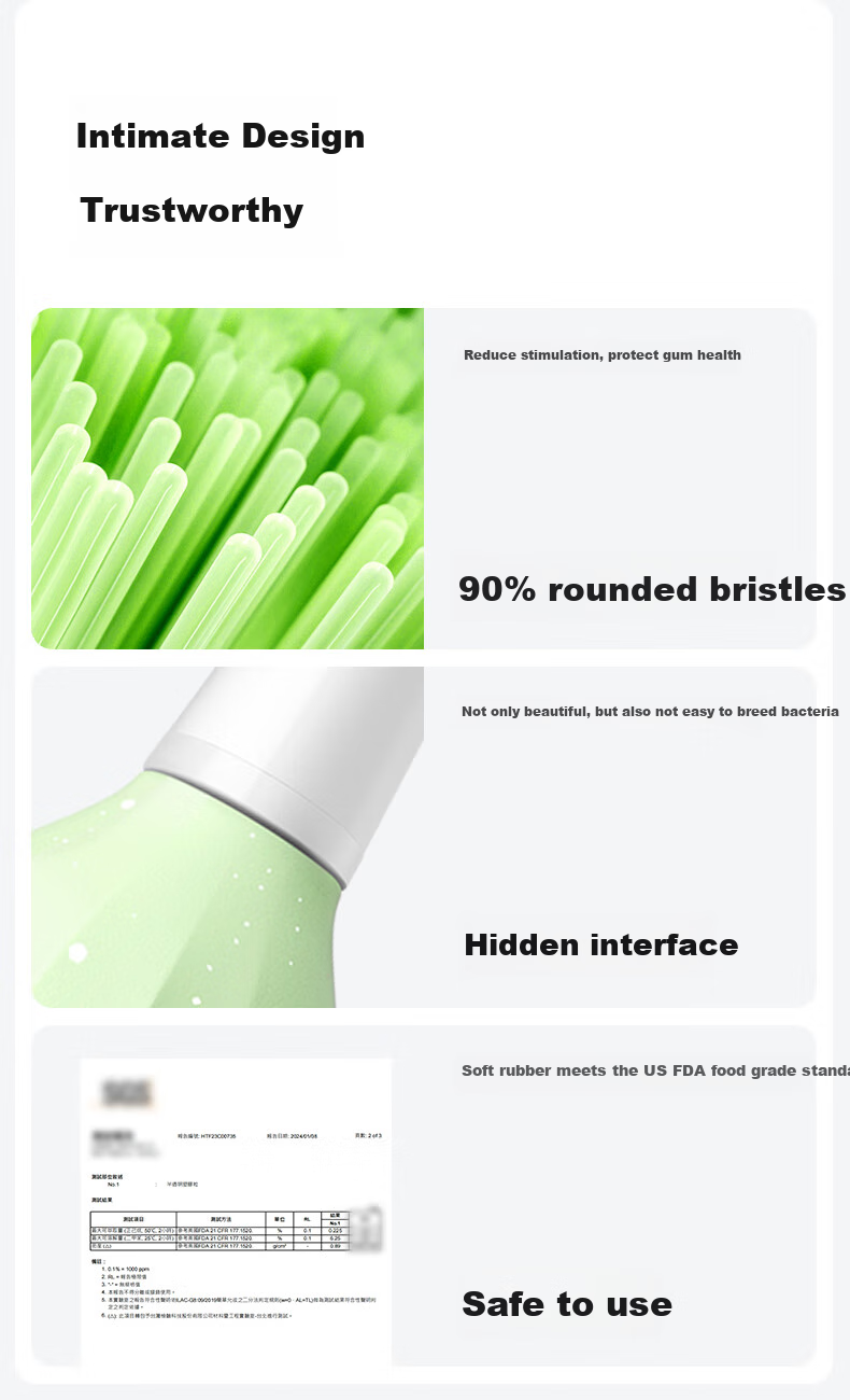 Usmile Electric Toothbrush Replacement Heads for Teenagers, 4 Pack, Extra Strong Anti-Cavity Protection, Compatible with T10 Teen Electric Toothbrush 4