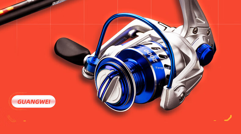 GW Fishing Rod, 1.68 Meters, Haohai Lure Rod Set, ML Action, Straight Handle Spinning Reel Lure Rod Set, Fishing Rod 2