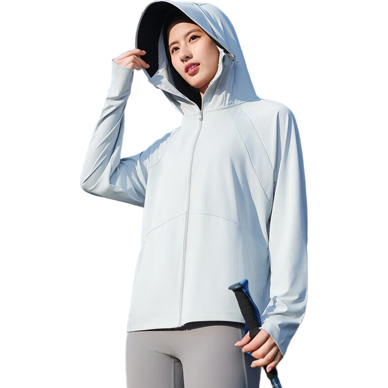 Combo Summer New Self-Operated Women's Sun Protection Jacket UV Protection Outdoor Breathable Thin Ice Silk Cycling Coat Sunproof Clothing
