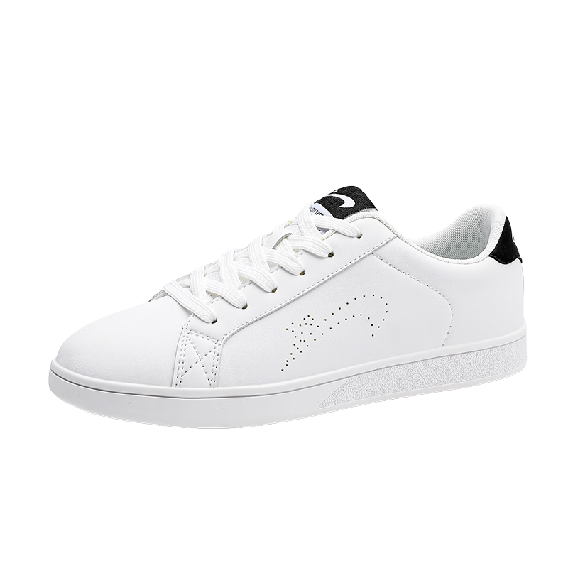 Guirenniao Casual Couple Sneakers Summer Women's Sports Versatile White Shoes Men White/Black Size 35