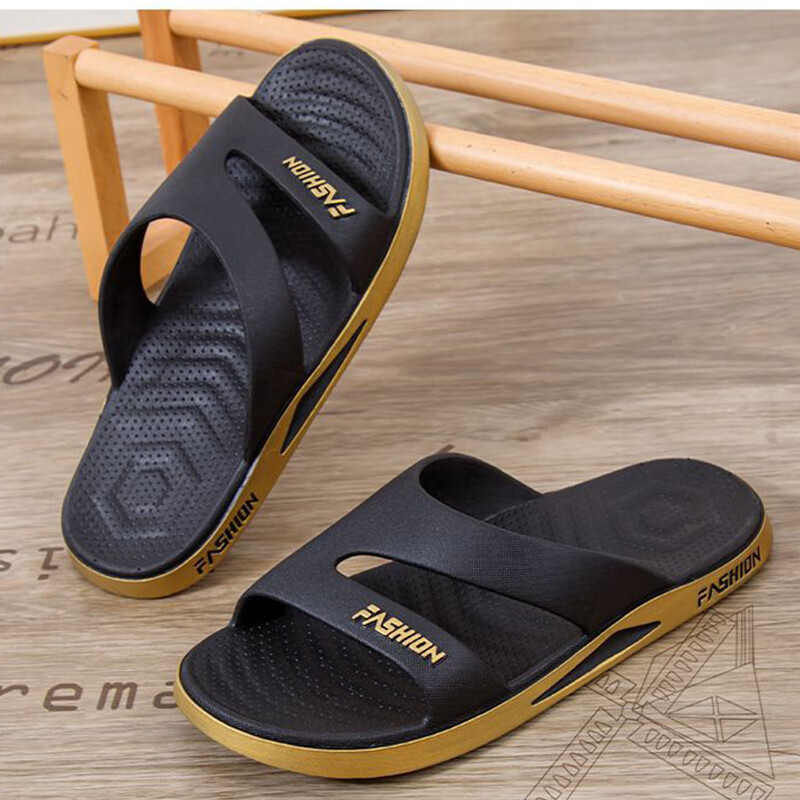 Мужские пляжные шлепанцы FOOTOPPO, трендовые, с открытым носком, нескользящие, летние, для студентов