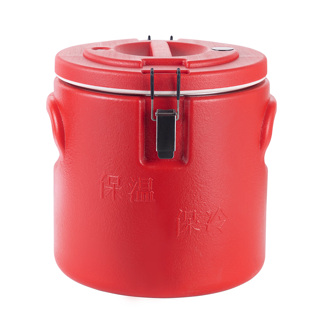 Golden Key Stainless Steel Commercial Thickened Insulated Container 16 Jin Canteen Restaurant Stall Temperature Lock Milk Tea Herbal Tea Bucket GK-LMQL15
