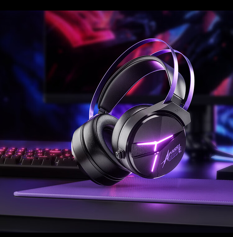Taidu THS319 Extreme Electric 2.4G Wireless Bluetooth Wired 7.1 Virtual Surround Sound Four-Mode Over-Ear Gaming Headset Black Purple 16