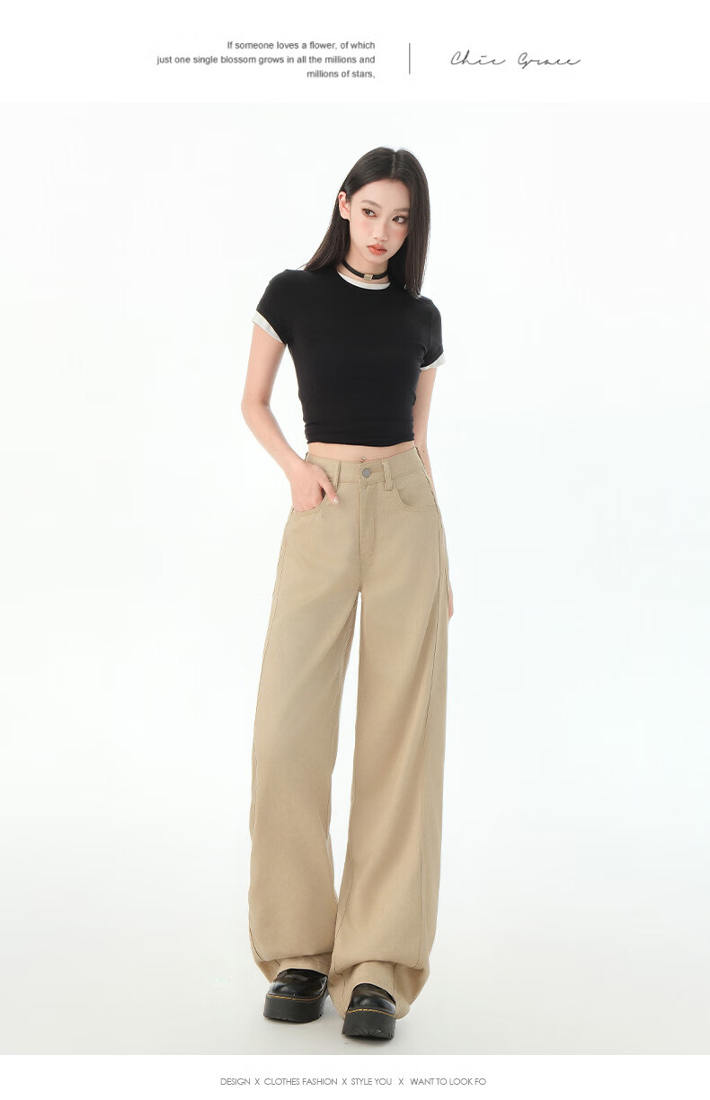 Boruilai Lyocell Tencel Wide-Leg Jeans for Women Spring Summer White Pants 2026 New High-Waist Straight-Leg Trousers 17