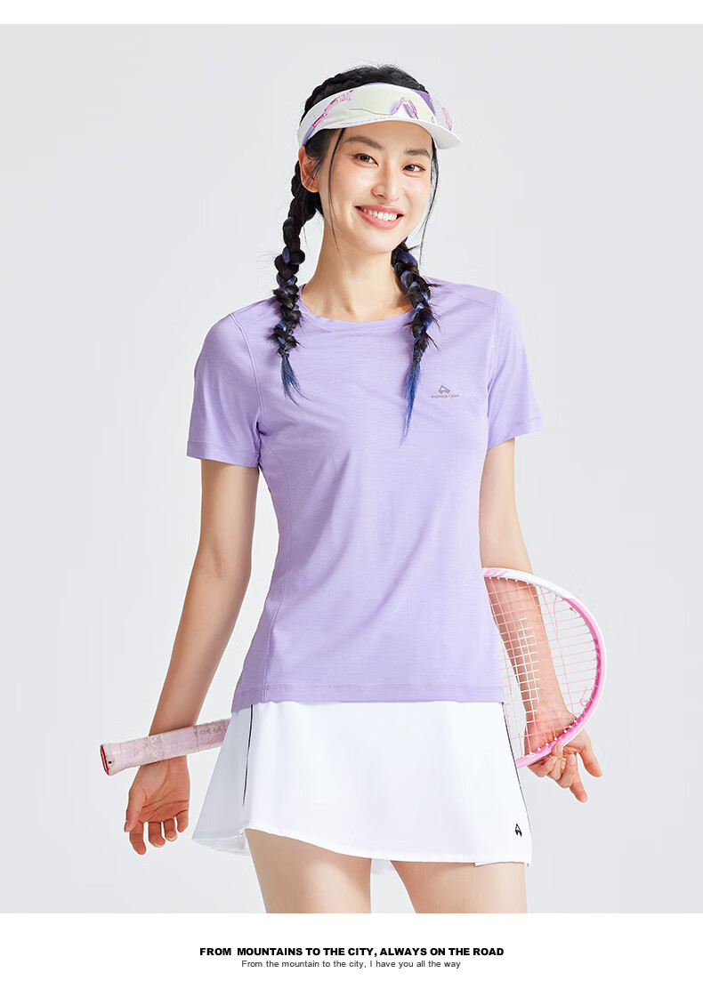 Toread Women's Summer Outdoor Sports Quick-Dry Breathable Slim Fit Short Sleeve T-Shirt 11