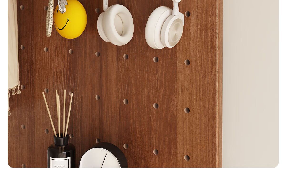 Arctic Tree Solid Wood Pegboard Dressing Mirror Hidden Sliding Mirror Home Wall-Mounted Concealed Entryway Fitting Mirror 33