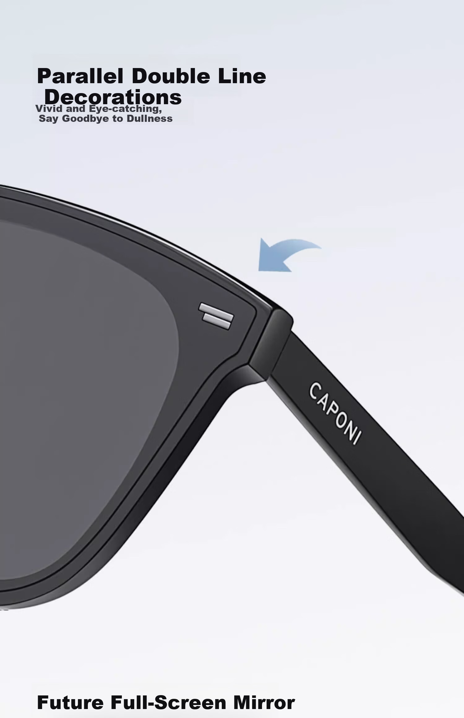 CAPONI Polarized Sunglasses Unisex 2026 New Driving Sun Glasses UV Protection Trendy 12