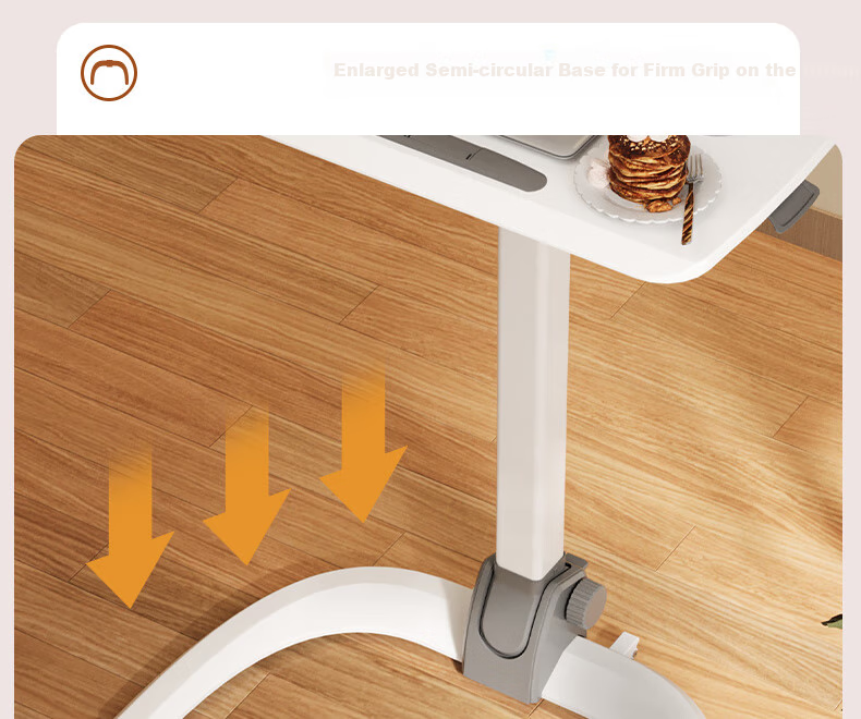 JOYSEEKER Standing Adjustable Height Desk, Foldable Laptop Table, Workstation, Movable Desk, Sofa Table 23