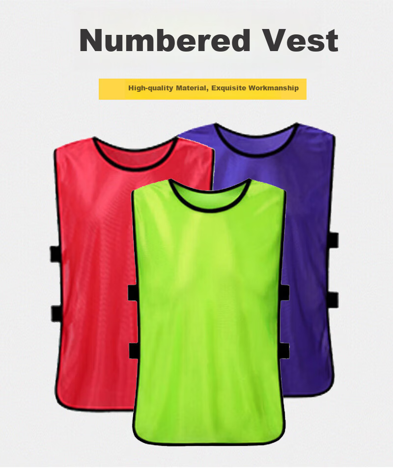 LIEYAO Soccer Basketball Team Building Competition Expansion Advertising Training Vest, Scrimmage Jersey, Team Uniform Vest 14