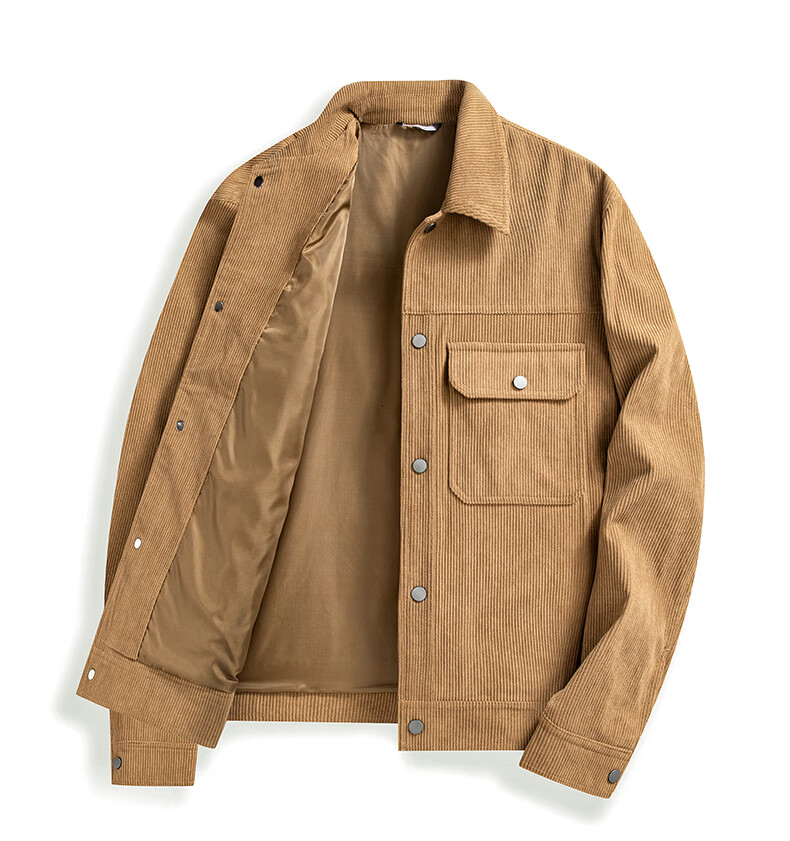 Shanshan [Corduroy] High-End Men's Casual Lapel Workwear Loose Trendy Versatile Jacket Coat for Spring and Autumn 13
