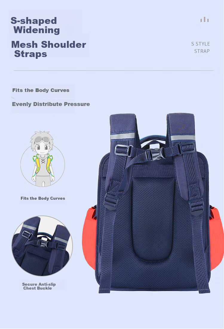 Disney Kindergarten Backpack for Boys And Girls, First And Second Grade Elementary School Students' Travel 3D Lightweight Reduced Burden Backpack, Rose Red 5