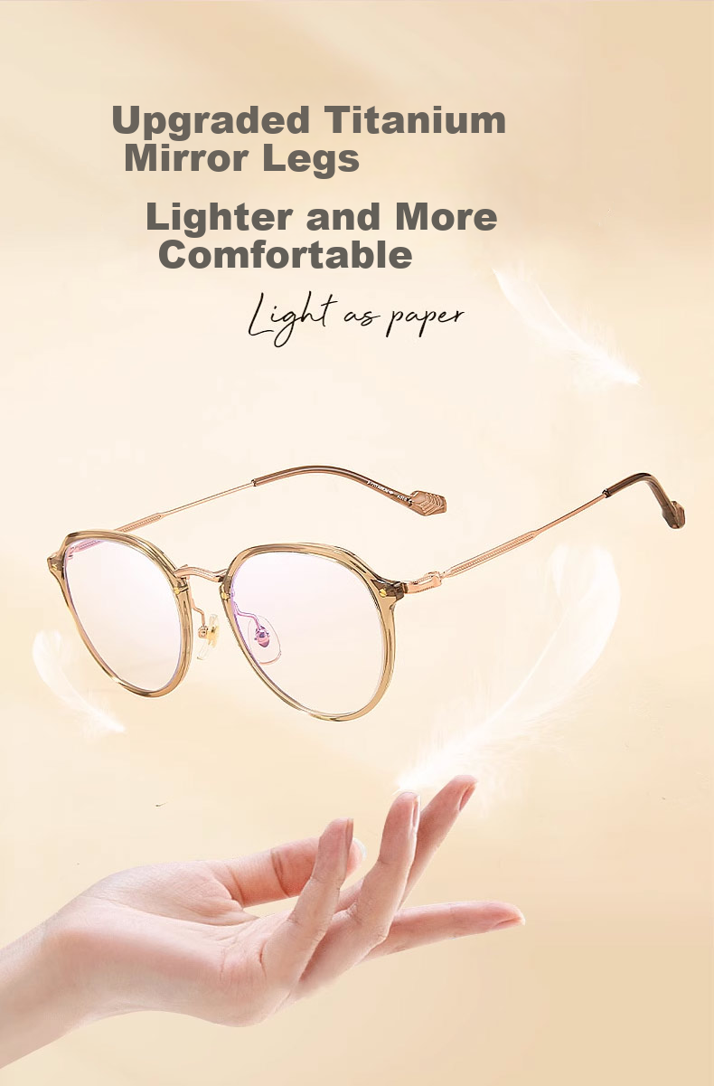 Chuangguo Imported Reading Glasses for Women, High-Definition Anti-Blue Light Genuine Product with Automatic Zoom, Dual-Use for Far And Near Vision, High-End Brand All-I 10