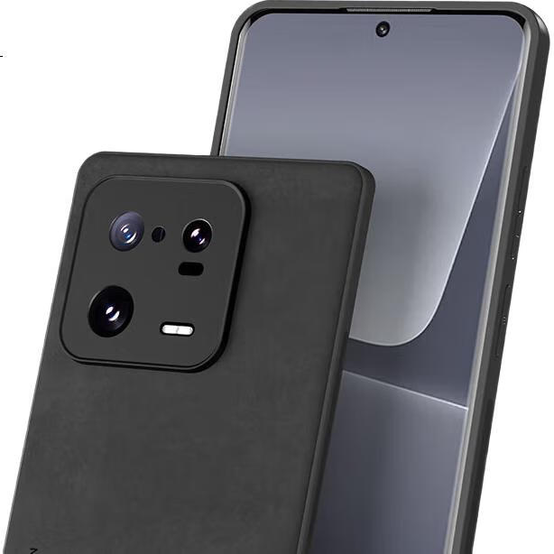 Чехол HotFire для Xiaomi 13 Pro, матовый силикон с защитой камеры, полуночный черный