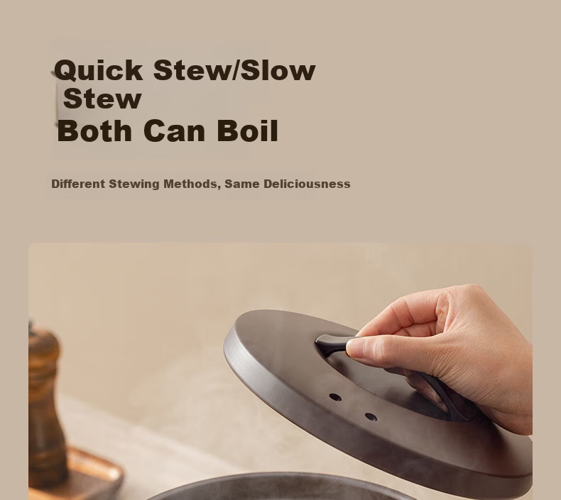 Joyoung Electric Stew Pot, Electric Clay Pot, Electric Stewing Cup, Soup Pot, High-Temperature Porcelain Bird's Nest Stew Pot, Porridge Cooking Tool, Specialized Pot for Stewing, 3L Large Capacity GD317 11