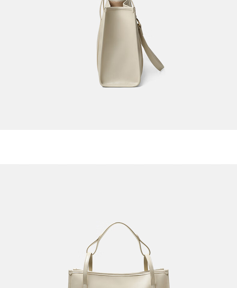 C.BANNER Leather Handbag, Women's Tote Bag, Large Capacity Shoulder Bag, Underarm Bag, Brand Birthday Gift for Girlfriend on May 20 5