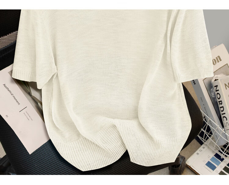 Cypress Simple Knitwear 2026 Summer New Women's Short Sleeve Cardigan Single-Breasted Fresh Top 13