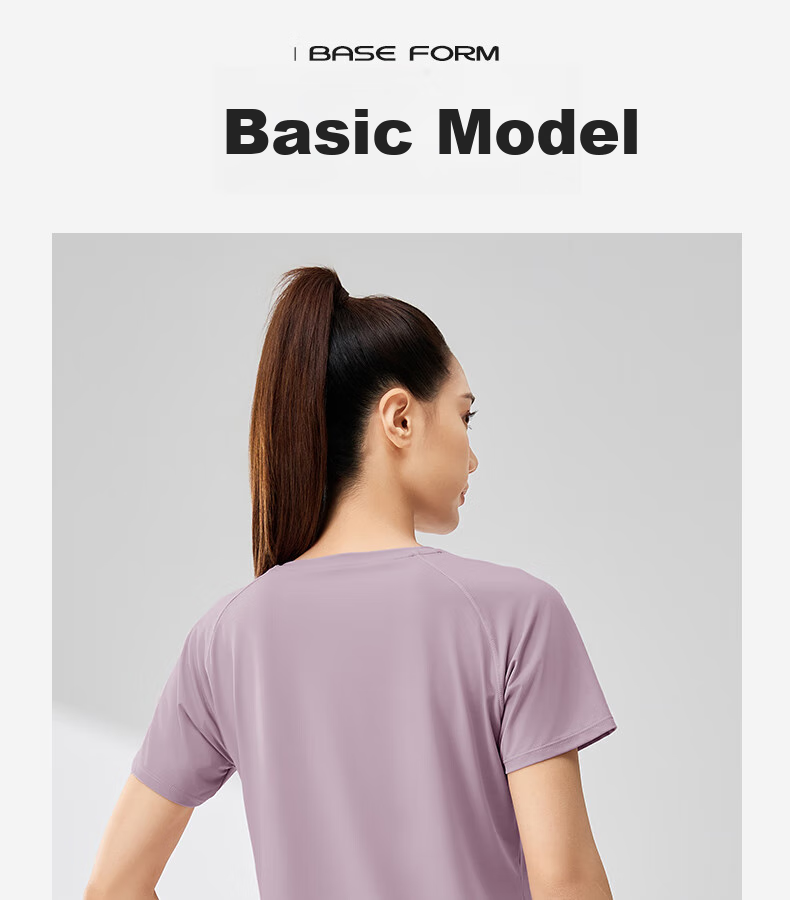 361° Women's Short-Sleeve Summer Clothing, New Cool-Feeling T-Shirt, Sun Protection Shirt, Ice Silk Sports Running Top, 662524116-7 16