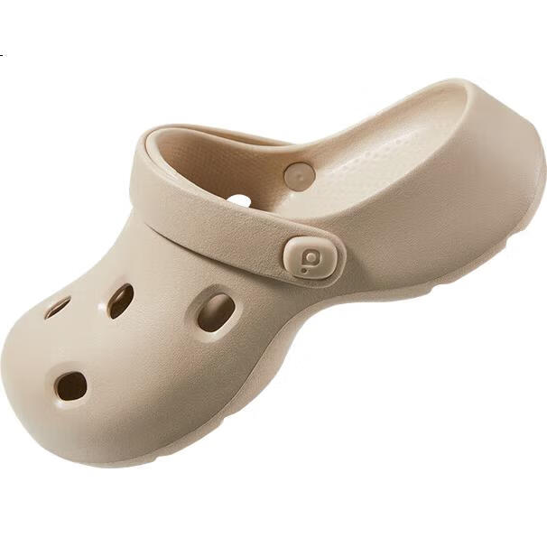 Женские шлепанцы Poxi, модель STROLL, из ЭВА, для пляжа и улицы, без запаха, нескользящие, дышащие, черные, размер 39-40