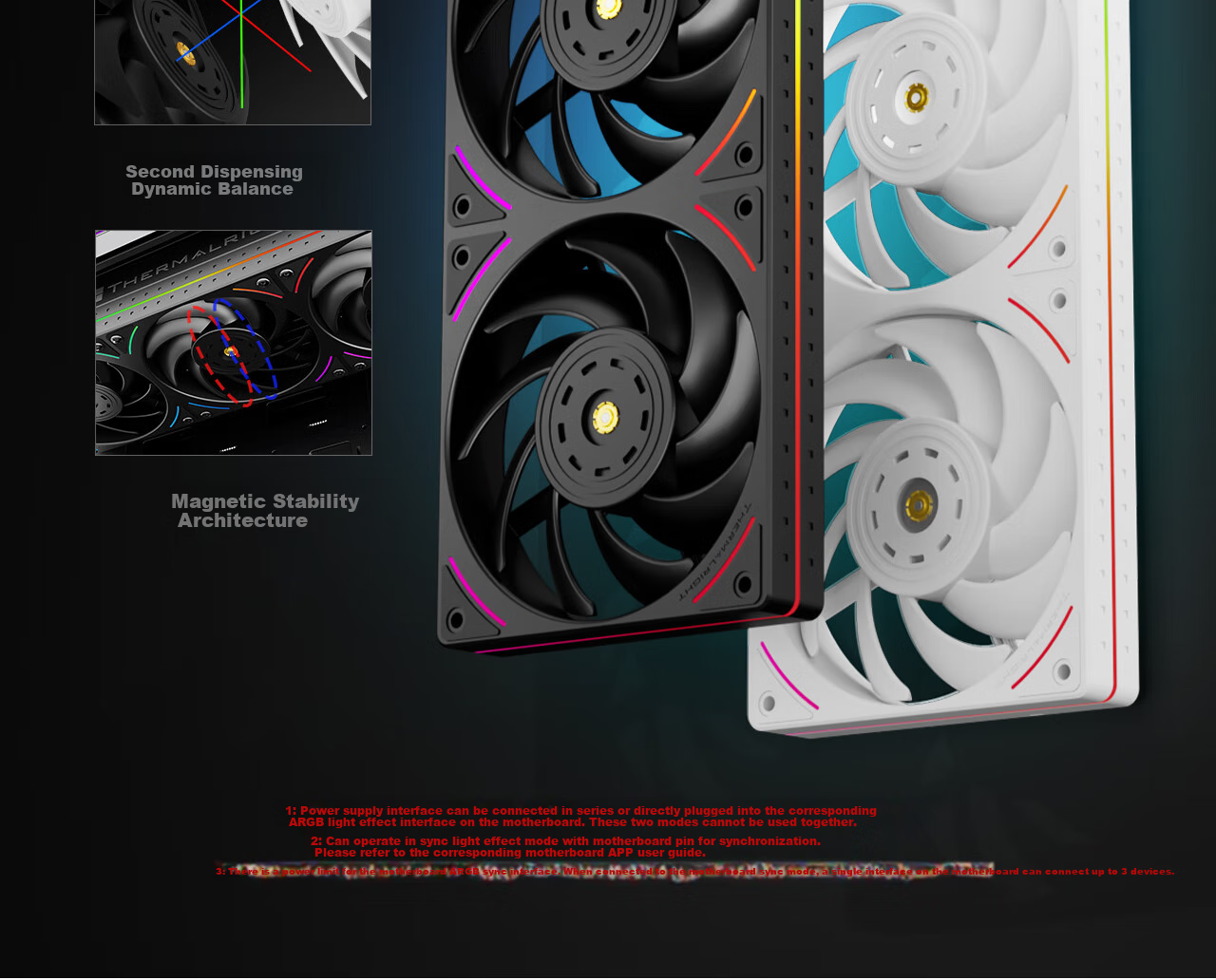 Thermalright Wonder Vision 360 UB ARGB BLACK, 3D Curved Screen Water Cooling Radiator, WV360 UB ARGB BLACK 12
