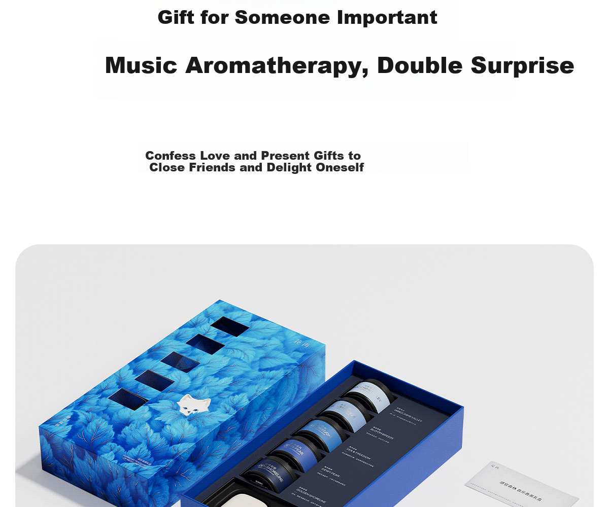 EDIFIER Sensory Forest Music Aromatherapy Gift Box Zero Air True Wireless Bluetooth Earphones Semi In-Ear Style Compatible with Apple, Huawei, Xiaomi Wilderness Blue Graduation Gift 33
