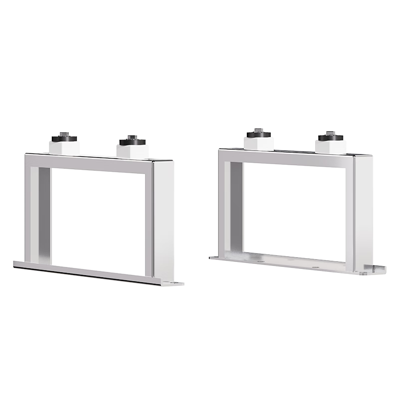 Beishi Stainless Steel Air Conditioner Outdoor Unit Floor Stand, Thickened Shock-Absorbing Anti-Vibration Frame, Outdoor Waterproof Snow-Proof Heightened Stand, Equipment Room Noise Reduction Outdoor Unit Bracket, Suitable for 3p-5P Units