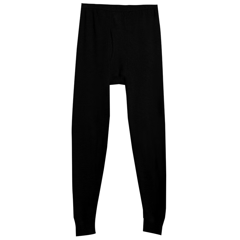 Hodohome Men's Autumn Winter Warm Cotton Thermal Pants Black 3XL185