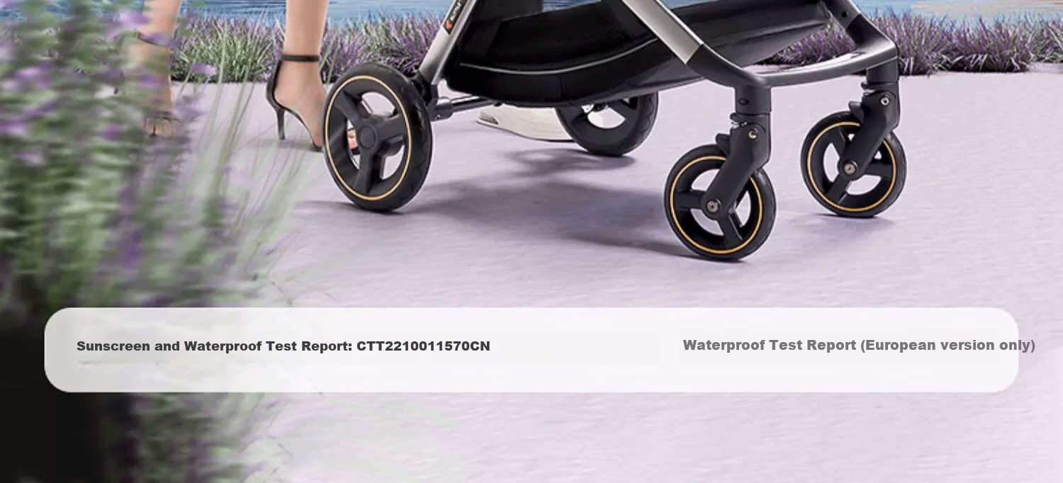 Elittile Stroller, Reversible, Lightweight, High-View, Can Sit Or Lie Down, Baby Walking Aid, EMU Luoyingrou 30