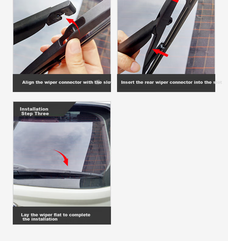 Meisim Rear Wiper Blade for CRV 07-11, Forester 04-24, Fit 03-20, Specialized Rear Window Wiper Blade, 1 Piece 8