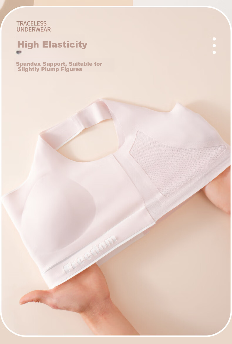 Ailier & ouluola 2026 New Girls' Underwear, Puberty Bra for Middle And High School Students, Ages 12-16, Second And Third Stage, Sports Bra, Purple, Size L 11