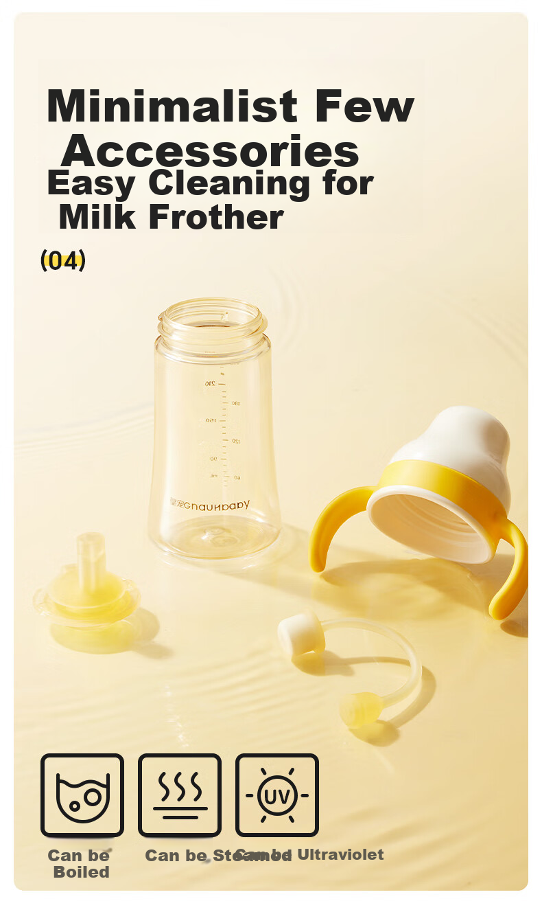 Huangchong Good Suction Learning Cup for Babies over One Year Old with Straw, Milk Bottle, Anti-Choking Direct Drinking Cup, 330ml 20