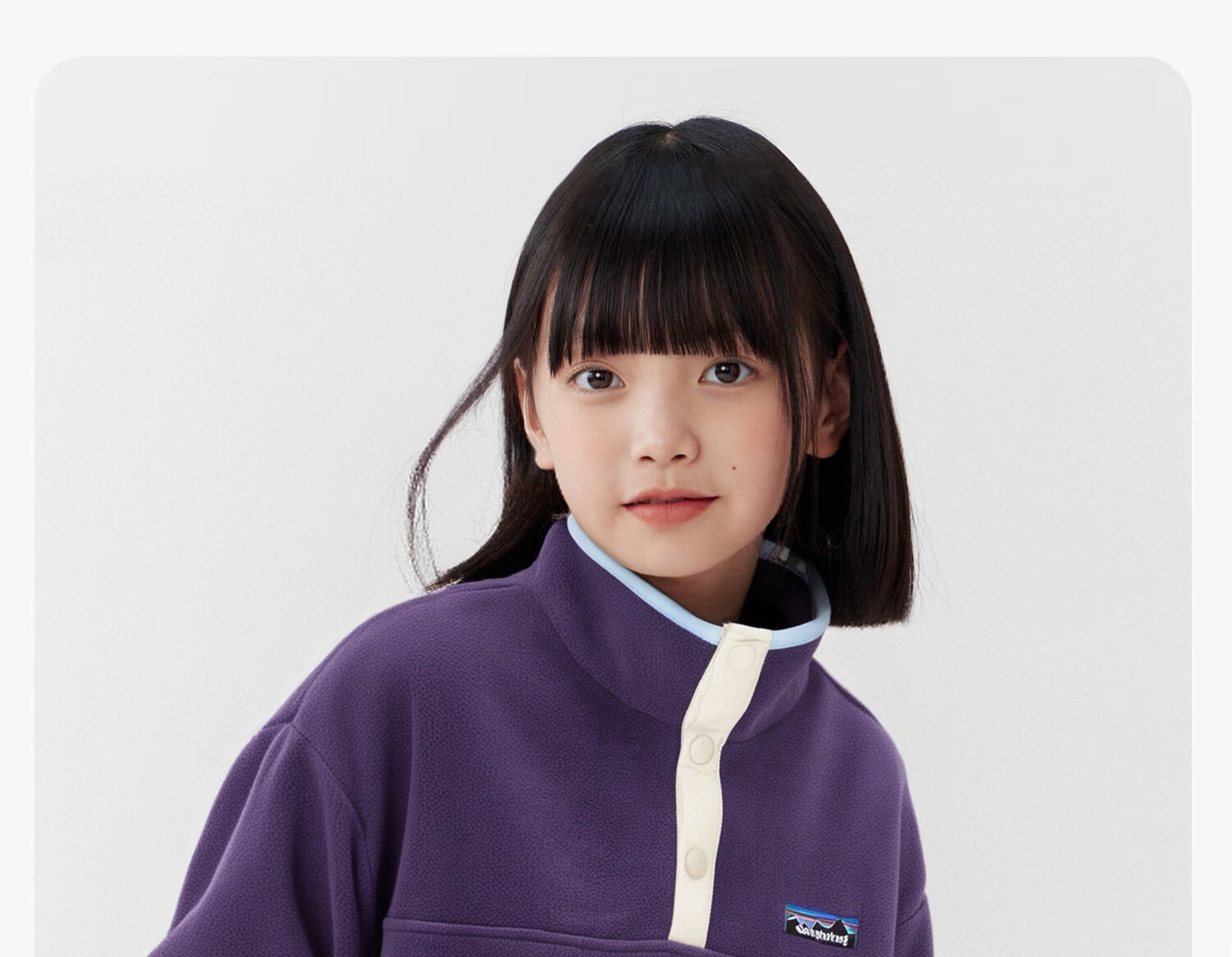 Zuo Xi Girls' Fleece Sweatshirt 2025 New Children's Winter Stand Collar Anti-Static Jacket Pink 120 31