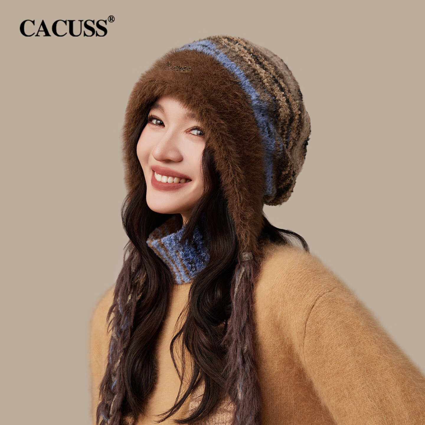Женская зимняя шапка CACUSS